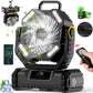 Ventilatore oscillante portatile con telecomando