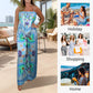 Completo da Donna a 2 Pezzi con Stampa Esotica