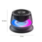 Mini altoparlante Bluetooth magnetico con luce RGB