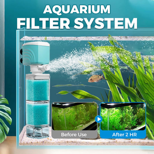 Sistema di filtraggio automatico per acquari