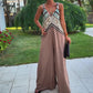 Tuta Vintage Chic con Scollo Profondo a V
