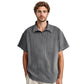 Camicia Uomo Old Money a Maniche Corte con Trama Grano