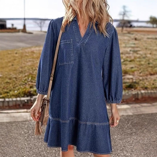 Abito Casual in Denim da Donna