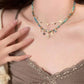 Collana con Clavicola Retrò a Strati per Donna