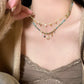 Collana con Clavicola Retrò a Strati per Donna