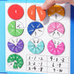 🔥 ULTIMO GIORNO SCONTO 55% 🏅 Libro Magnetico Montessori Puzzle delle Frazioni