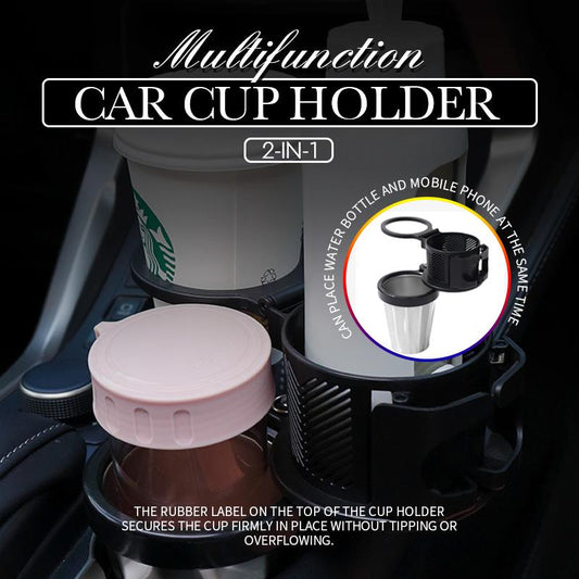 2-in-1 Portabicchieri per Auto