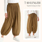 Pantaloni a Vita Alta Stile Lanterna