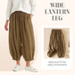 Pantaloni a Vita Alta Stile Lanterna