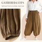 Pantaloni a Vita Alta Stile Lanterna