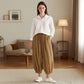 Pantaloni a Vita Alta Stile Lanterna