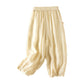 Pantaloni a Vita Alta Stile Lanterna
