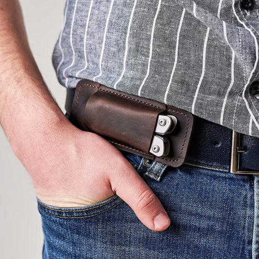 Fondina portatile indossabile da cintura per coltello pieghevole