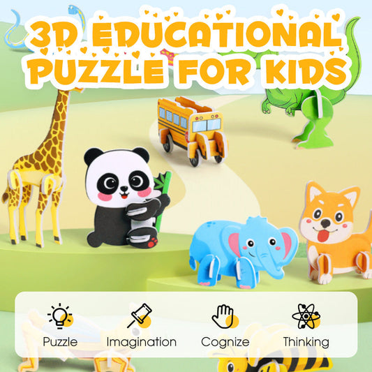 Puzzle Educativo 3D per Bambini