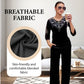 Completo top e pantaloni da donna in velluto con strass