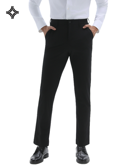 Pantaloni a gamba dritta ad alta elasticità