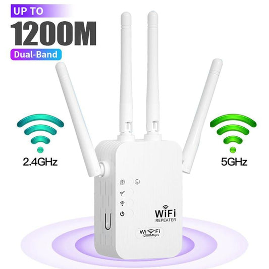 🎁Ultimo giorno: sconto del 50%! 🔥 Amplificatore Wi-Fi 2026 – 1200 Mbit/s, dual band (5 GHz / 2,4 GHz) 📶 Amplificazione massima del segnale – connessione stabile in tutta la casa!