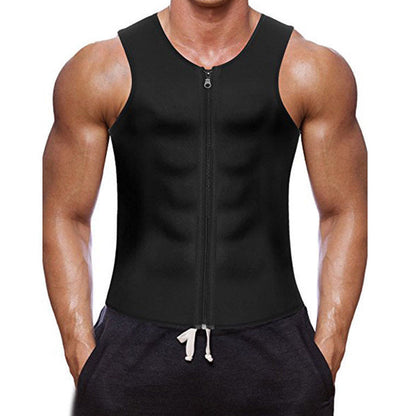 Gilet Uomo Dimagrante e Snellente con Cerniera