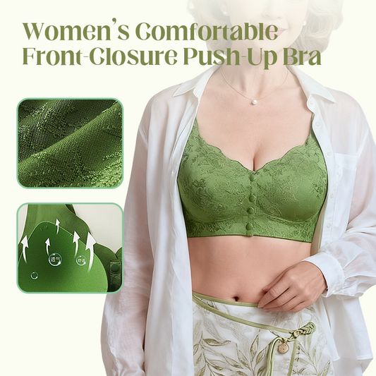 📢🔥2026 Uutuudet - 50% alennus!🏆Reggiseno Comfort Senza Ferretto con Chiusura Frontale e Senza Cuciture