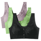 Reggiseno Comfort Senza Ferretto con Chiusura Frontale e Senza Cuciture