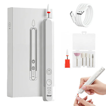 Kit Trapano Elettrico per Unghie Ricaricabile 6-in-1 Portatile