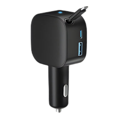 Caricatore Auto Compatto Retrattile