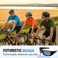 Occhiali da Sole Futuristici da Ciclismo Outdoor