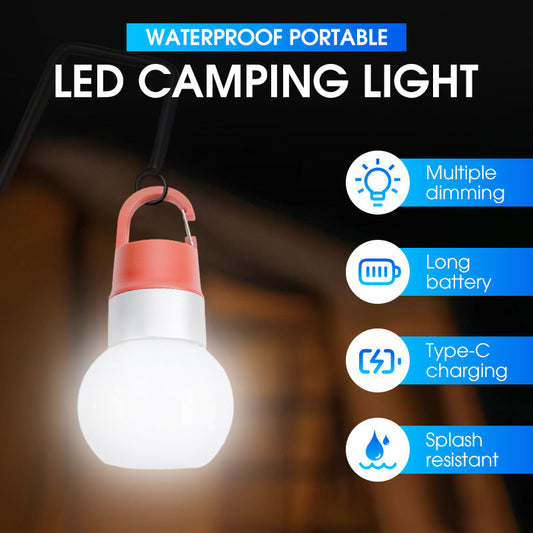 Lampada da Campeggio Portatile a LED Impermeabile