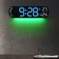 Orologio da parete digitale a LED multifunzionale e decorativo