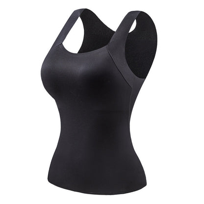 📢📢50% di sconto! Canottiera Termica da Donna con Reggiseno Integrato – Calda, Elastica & Senza Ingranzie ❄️❤️