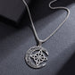 🌙 ORA 50% DI SCONTO! ⭐ Collana con ciondolo a forma di luna celtica - Acciaio inossidabile e catena regolabile, regalo unisex perfetto ✨