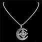 🌙 ORA 50% DI SCONTO! ⭐ Collana con ciondolo a forma di luna celtica - Acciaio inossidabile e catena regolabile, regalo unisex perfetto ✨