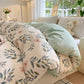 Set di biancheria da letto minimalista in cotone lavato, 4 pezzi