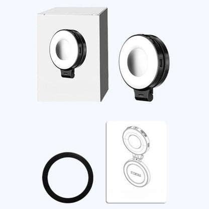 Lampada Magnetica 3-in-1 con Specchio Integrato per Smartphone