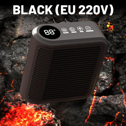 Riscaldatore elettrico da parete da 800 W con termostato regolabile e timer