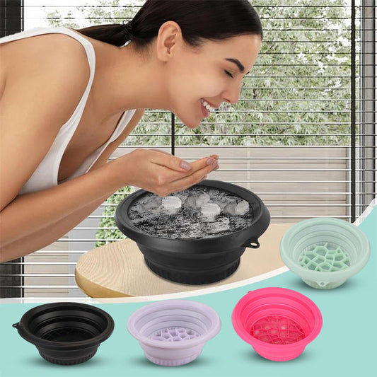 Lavabo pieghevole per il viso per il bagno di ghiaccio