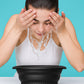 Lavabo pieghevole per il viso per il bagno di ghiaccio