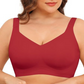 Reggiseno da Donna Senza Cuciture e Senza Ferretto a Copertura Totale