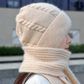 All-in-One Knit Hat & Scarf