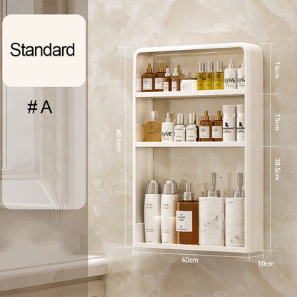 Scaffali da Bagno con Cassetto Montati a Parete