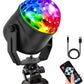 🌈 ACQUISTA 3 OTTIENI 1! ✨ SFERA DISCO MAGICA - 6 Colori & 4 Modalità, Rotazione Automatica per Feste, Alimentazione USB con Telecomando 🎉🪩