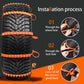 🔥 Saldi Invernali – 50% di sconto! Catene Antiscivolo Super Resistenti – Installazione in 60 Secondi, Adatte a SUV, Auto & Furgoni! 🚗❄️🛡️