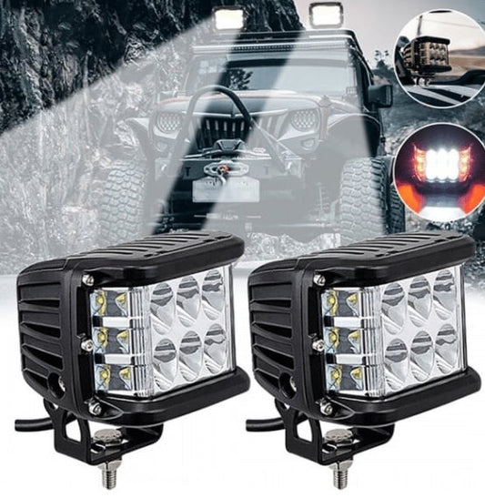 📢🔥2026 Uutuudet - 50% alennus!🏆 Luci di segnalazione LED doppie laterali per auto – Bicolori, super luminose e sicure (universali per auto, camion, moto e altro ancora!)