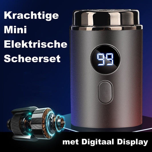 🔥Offerta natalizia a tempo limitato: 50% DI SCONTO!!!🔥Potente mini rasoio elettrico da uomo con display digitale