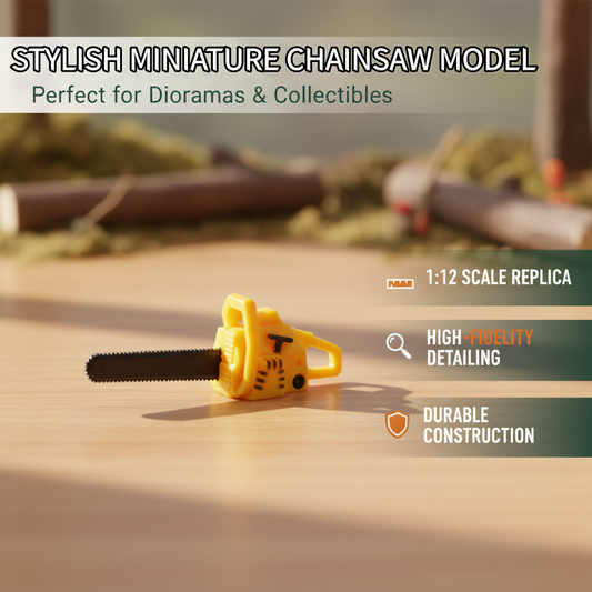 🔥Offerta limitata natalizia: 50% DI SCONTO!!!🔥 Elegante modello in miniatura di motosega