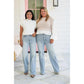 Jeans a gamba dritta a vita alta vintage da donna