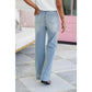 Jeans a gamba dritta a vita alta vintage da donna
