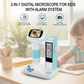 🔥Offerta natalizia a tempo limitato: 50% DI SCONTO!!!🔥Microscopio digitale 2-in-1 per bambini con sistema di allarme