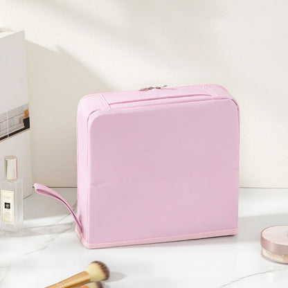 💄 50% DI SCONTO! 👜 Borsa cosmetica con partizioni – Leggera, Antimacchia & Cinghia per appendere ✨
