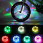 🚴 50% DI SCONTO! 💫 Luce LED per Mozzo Bici – Impermeabile, Facile Montaggio & 8 Modalità Colore 🌈
